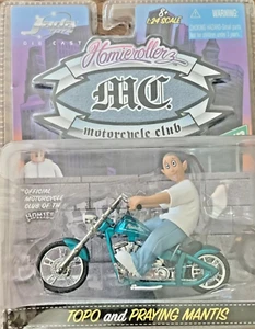 Homie Rollerz MC Motorcycle Club Topo and Praying Mantis Green or Teal 1:24 - Picture 1 of 2