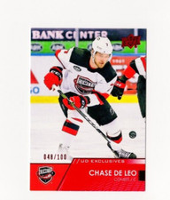 2021-22 Upper Deck AHL Chase De Leo #41 Exclusives /100 San Diego Comets