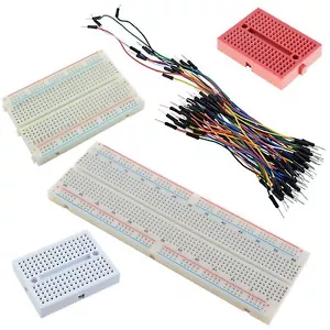 Prototipo sin soldadura tablero de pan de PCB con 65 piezas de cables de puente - Imagen 1 de 10