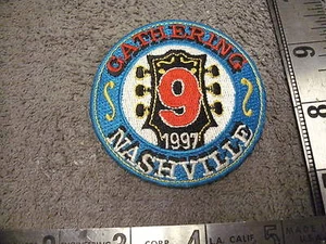 Gathering 9 Nashville 1997, parche bordado - Imagen 1 de 3