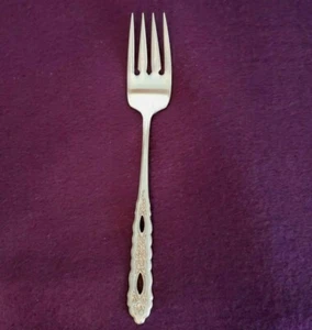 Vintage Oneida Vorschlag Deluxe Edelstahl Besteck Salatgabel brüniert - Bild 1 von 4