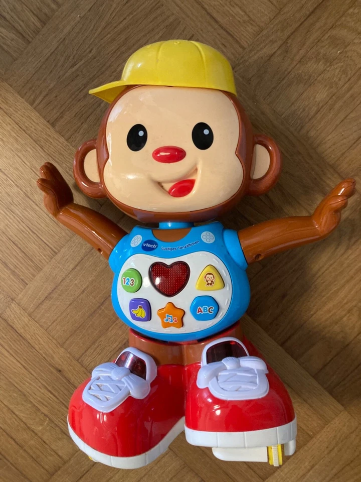 vtech tanzäffchen Zustand gut, alles funktioniert - Bild 1 von 1