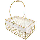  Iron Picnic Basket Child Containers for Food Flower Wire Baskets