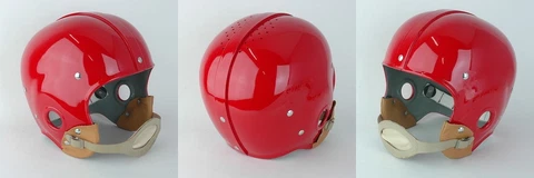 SMU MUSTANGS 1946-1956 Vintage Riddell RT Suspension Football Helmet Cover