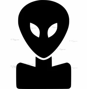 Alien Decal - Car Body Window Bumper Vinyl Decal Sticker - Picture 1 of 12