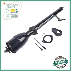 35" Tilt Manual Steering Column Black for 1967-72 Chevy C10 GMC Truck - Picture 1 of 11