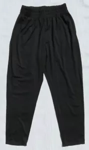 Nike Dri Fit Damen schwarz Flow Lux hochrise lose Training Joggerhose M (L) - Bild 1 von 5