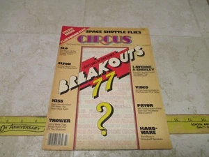 Circus Magazine January 17, 1977 Issue #147 Stevie Nicks, KISS No Poster VTG - Picture 1 of 5