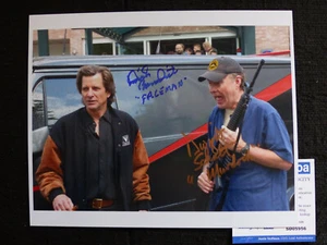 DWIGHT SCHULTZ & DIRK BENEDICT signed Autogramm 8x10 "THE A-TEAM" Foto ACOA COA - Bild 1 von 1