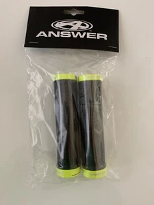 Answer Bmx Lock-On Grips 105mm Black/Hi Viz - Picture 1 of 1
