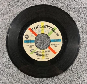 Jimmy Anthony, The Slow Twist / When, 7" 45rpm 1962 Promo - Picture 1 of 2