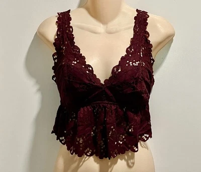 Blusa Top Vintage Aerie Recortada Encaje Vamp Whimsigoth Transparente Y2K Hada Bustier L Foto 1 de 4