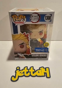 Funko Pop! Kyojuro Rengoku #1308 GITD Demon Slayer Wal-Mart Sticker! - Picture 1 of 9