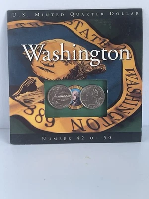 2007 Washington State Quarters US Mint Uncirculated Number 42 Of 50 - Image 1 of 3