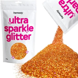Hemway Ultra Sparkle Glitter Nail Face Body Eye Shadow FINE 1/64" 0.015" 0.4mm - Picture 1 of 98