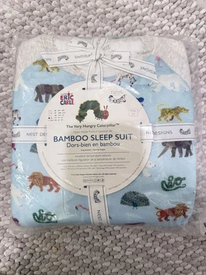 Nuevo con etiquetas Saco de Dormir Raglán Diseño Nest Manga Larga con Pies 2.5 tog XL 110 4T-6T Foto 1 de 2