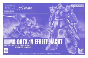 Bandai Spirits Hguc Ms-08Tx N Ifrit Nacht Aassembled Outer Box Slightly Damag-Gy - Picture 1 of 1