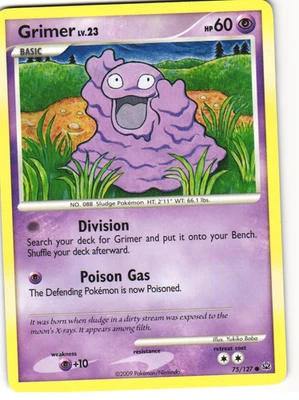 Grimer Common Pokemon TCG Platinum 75/127  - Image 1 of 3