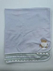 Manta bebé oso de peluche Carters JOY is Pocket Full of Love a rayas con barriga completa - Imagen 1 de 6