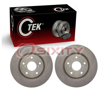 2 pc Centric Front Disc Brake Rotors for 2011-2016 Scion tC Braking Tire ku - Image 1 of 4
