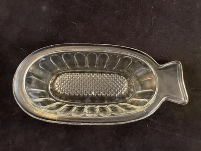 Espremedor ralador de vidro vintage para comida de bebê frutas vegetais queijo cítrico década de 1940 - Imagem 1 de 4