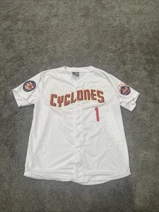 Amed Rosario 2005 Brooklyn Cyclones Baseball Jersey Mets MiLB 5th Ann. Mens XL - Picture 1 of 2