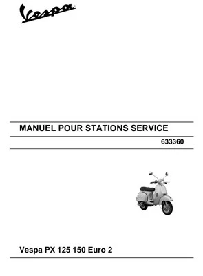 MANUALE RIVISTA OFFICINA RIPARAZIONE PDF PIAGGIO PX 125 150 VESPA - Immagine 1 di 2