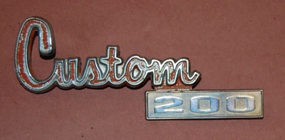 1972 1980 DODGE RAMCHARGER Custom D200 fender emblem - Image 1 of 2