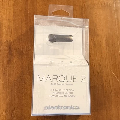 Plantronics Marque 2 Wireless Noise Cancel Headset M180 Bluetooth Gray Sealed - Image 1 of 4
