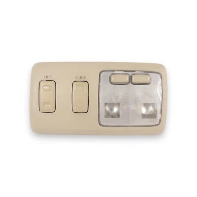 1995-1999 Toyota Avalon Tan Front Overhead Dome Light Sun Roof Switch - Image 1 of 4