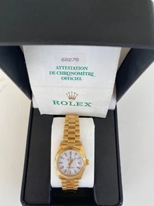 Rolex Datejust Medium 18 kt gold mit Presidentband-original Zertifikat. - Bild 1 von 11