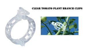 500pc Clear Twine Tomato Vine Plant Branch Clips Mega 25mm SAVE $$ W/ BAY HYDRO - Imagen 1 de 6