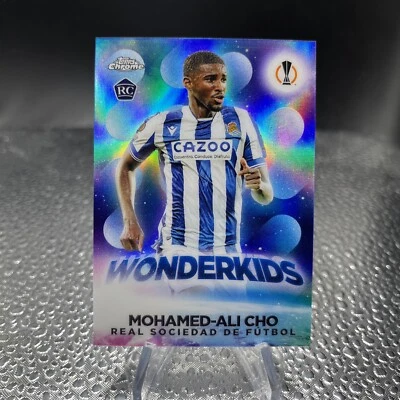 2022-23 Topps Chrome UEFA Mohamed-Ali Cho Wonderkids Rookie RC Real Sociedad - Image 1 of 2