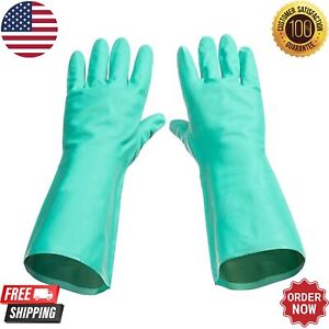 Tusko Products Best Nitrile Rubber Cleaning, Household, Dishwashing Gloves XL