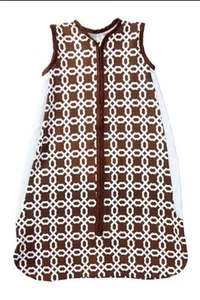 New Skip Hop Chocolate Lattice Airflow Wearable Blanket 0-6 Months. Unisex - Picture 1 of 6