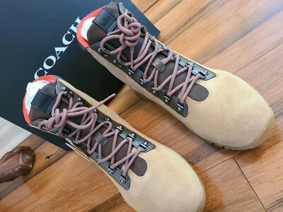 $375 NUEVO COACH Hombres Edición Limitada Logo Senderista Zapatos Botas 10 D Multicolor  Foto 1 de 4