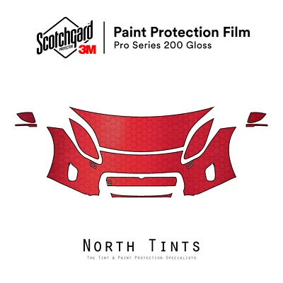 Jaguar F-Type 2018-2020 serie 3M PRO película de protección de pintura precortada sujetador transparente PPF Foto 1 de 4