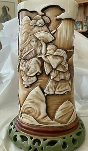 Jarrón figurativo antiguo hecho de porcelana. Nueva York y Rudolstadt. - Imagen 1 de 12