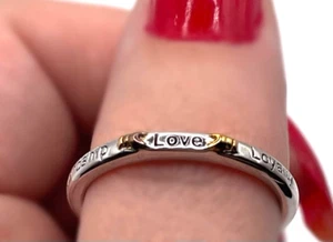 925 Sterlingsilber Taras Tagebuch irisch zweifarbig Freundschaft Liebe Treue Ring Gr. 10 - Bild 1 von 8
