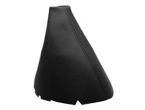 VOLKSWAGEN TIGUAN (2007-2013) Soufflet Levier De Vitesse Cuir - Couture Noir - Picture 1 of 1