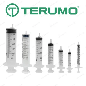 TERUMO Sterile Syringes Hypodermic Luer Slip - 1ml 3ml 5ml 10ml 20ml 30ml 50ml - Picture 1 of 25