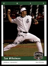 2011 GrandStand Jackson Generals Tom Wilhelmsen Signed IP AUTO #NNO