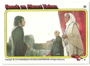 1979 Topps Star Trek: The Motion Picture Trading Card SPOCK ON PLANET VULCAN #22 - Picture 1 of 2
