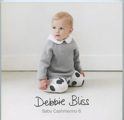 Debbie Bliss Knitting Pattern Book - Baby Cashmerino 6  - 14 Projects Baby Child - Image 1 of 4