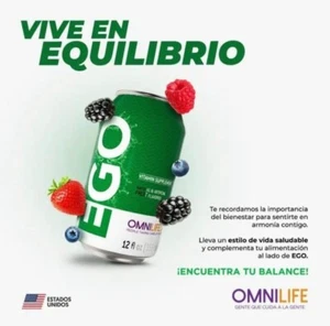 Ego Frutas Del Bosque (paquete de 24) 355 mililitros cada lata. Ego Frutas Omnilife - Imagen 1 de 6