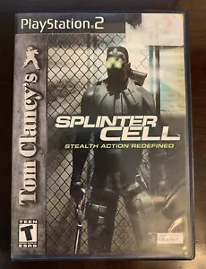 Splinter Cell (Sony PlayStation 2, 2003) PS2 Game TESTED Disk in Original Case - Picture 1 of 3