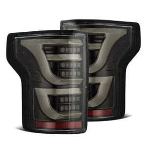 For 2015-2020 Ford F150 AlphaRex LUXX Sequential LED Tail Lights Black Housing - Picture 1 of 8