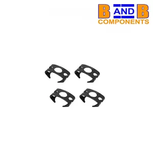 VW BRAKE HOSE PIPE CLIPS T25 T4 TRANSPORTER CAMPER VAN 4D0611715B x 4 C923 - Picture 1 of 6