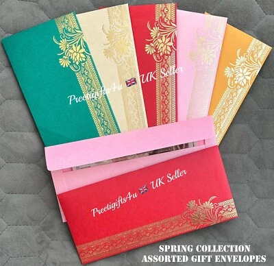 Assorted Designer Envelope Wedding salami Eid shagun Wallet Money Gift Envelopes - Image 1 of 4