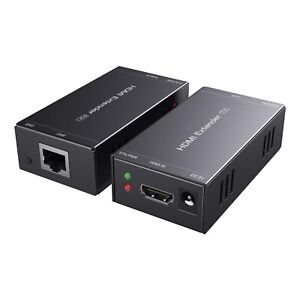 PWAYTEK HDMI Extender - Transmitter & Receiver 1080p@60Hz, 3D, Over Single -BNIB
